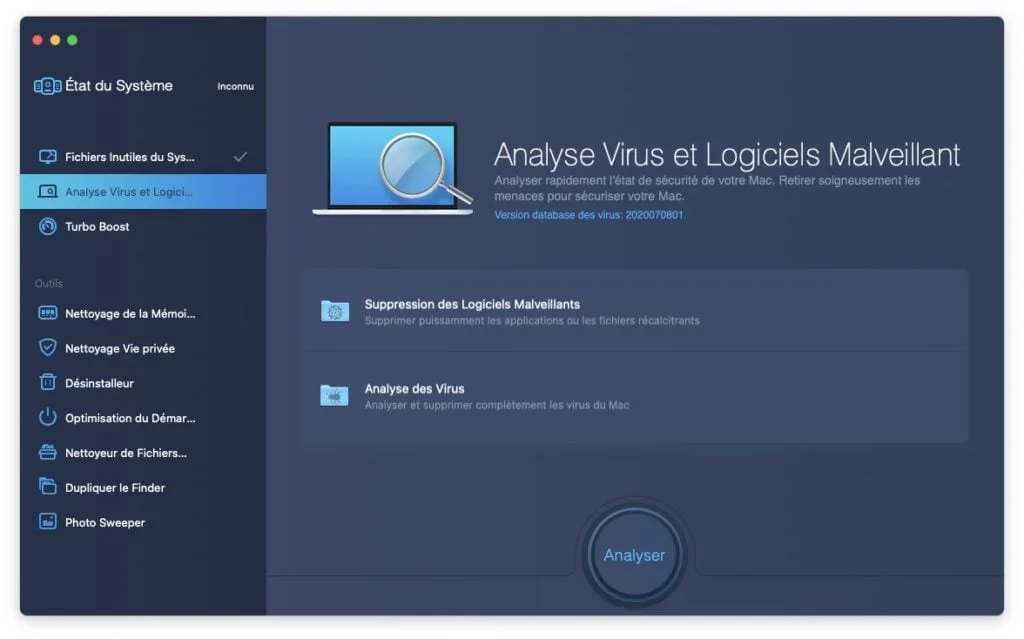 suppression logiciels malveillants et virus macos big sur