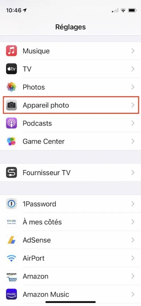 Desactiver Live Photo sur iPhone totalement