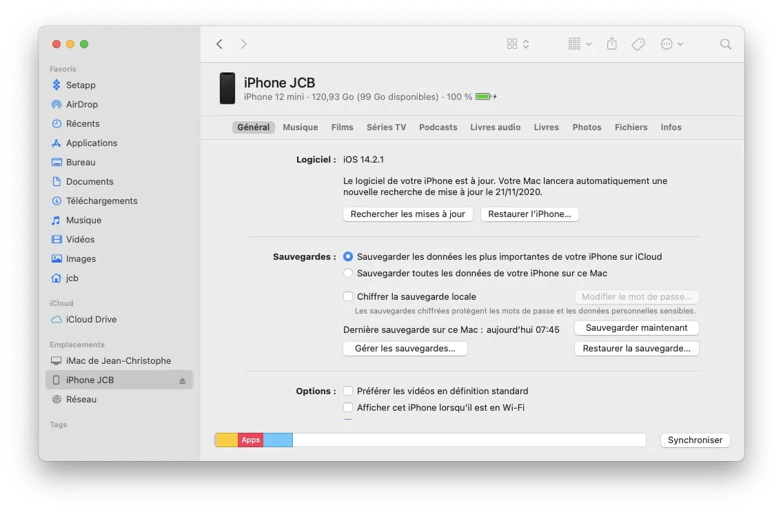 iOS 14.2.1 corrige ecran tactile iphone 12 mini