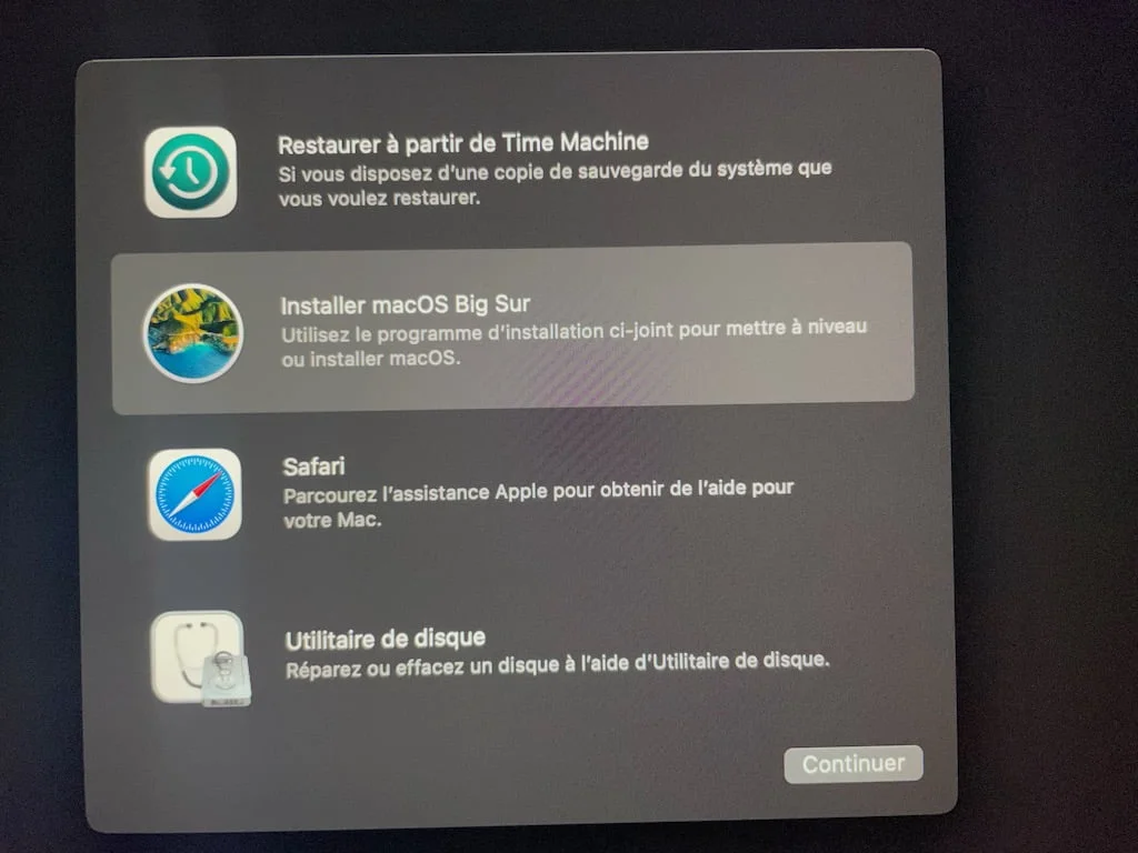 forcer installation macos big sur pour vieux mac non compatible