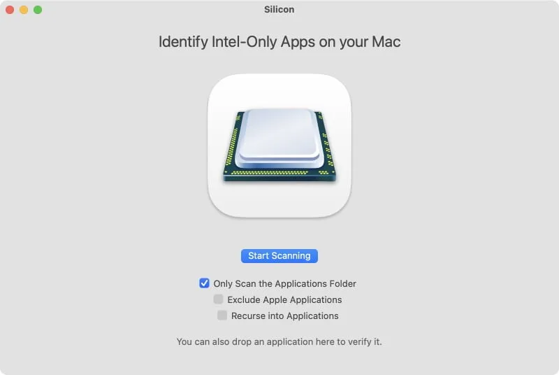 identifier apps intel et silicon mac