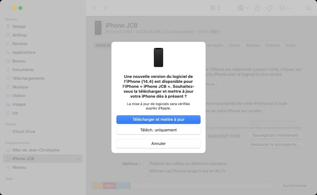 telecharger ios 14.4 iphone