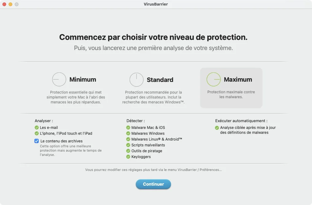 Intego Virus Barrier supprimer silver sparrow