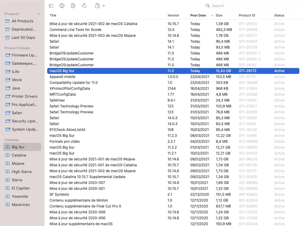 macos big sur 11.3 susinspector