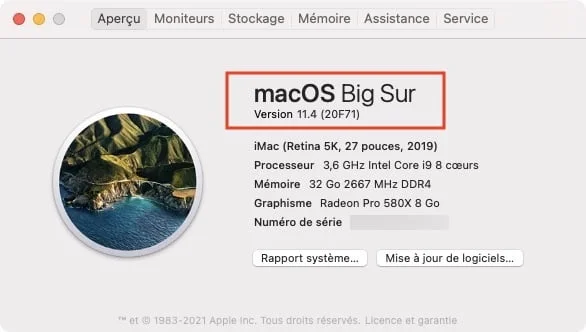 macos BIg Sur 11 4 maj mac