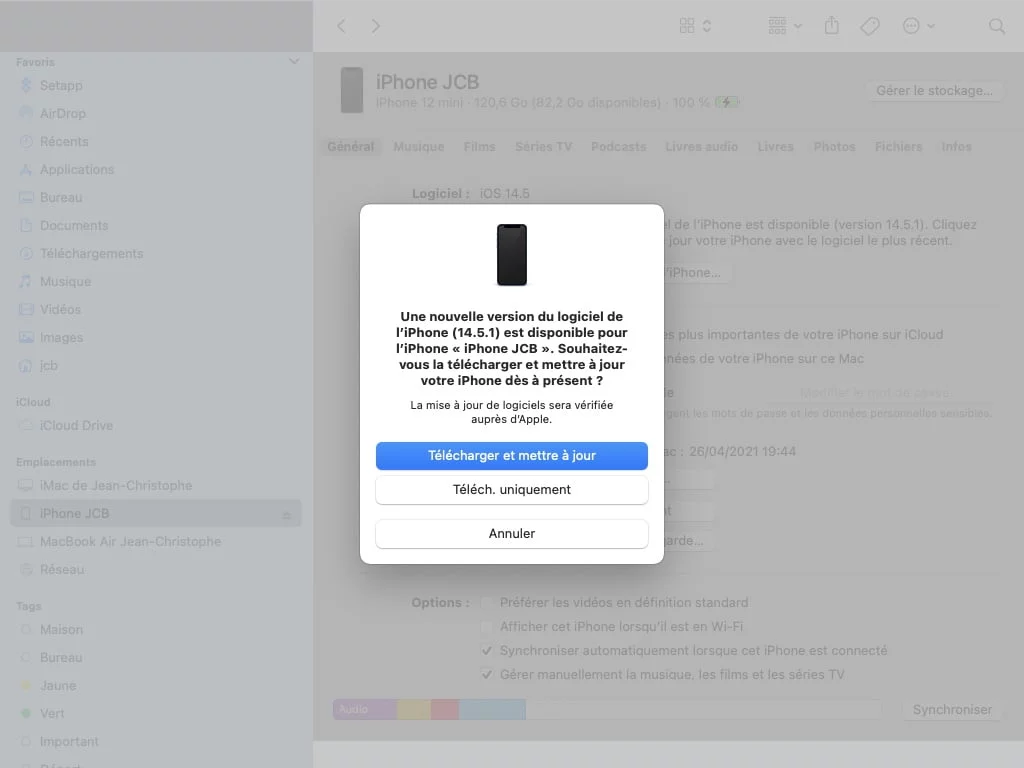 Télécharger iOS 14.5.1 pour iPhone et iPadOS 14.5.1 pour iPad (liens firmwares IPSW) 3 maj iphone ios 14.5.1