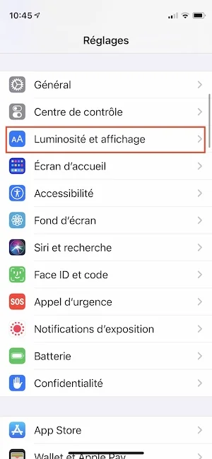Changer le temps de verrouillage automatique de son iPhone iPad