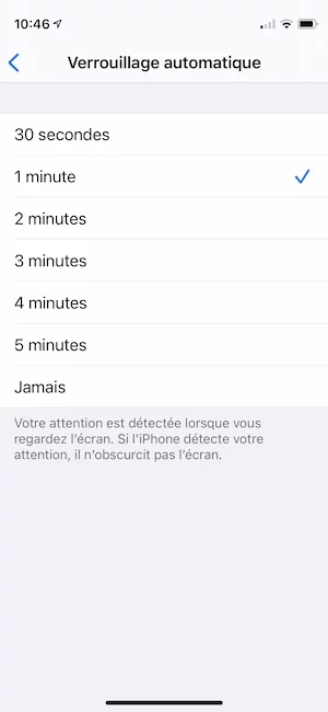 modifier verrouillage automatique iphone rapidement
