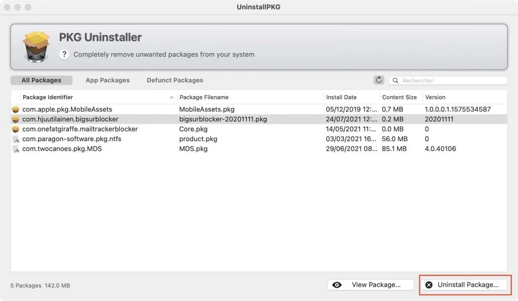 Empêcher la mise a jour vers macOS Monterey, Big Sur, Catalina (3 méthodes) 8 desinstaller big sur blocker