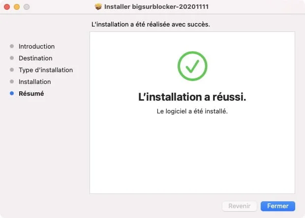 Empêcher la mise a jour vers macOS Monterey, Big Sur, Catalina (3 méthodes) 7 installer big sur blocker mac