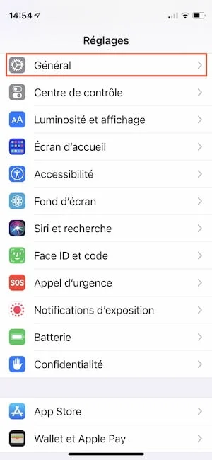 classer les apps de son iPhone par ordre alphabetique