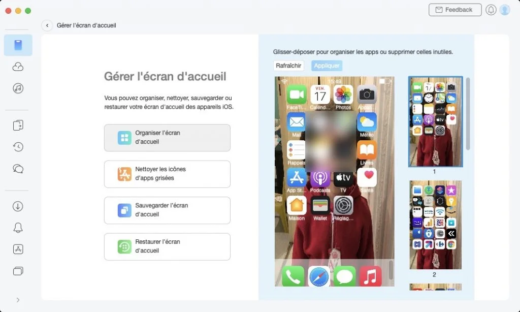 organiser l ecran d accueil iphone