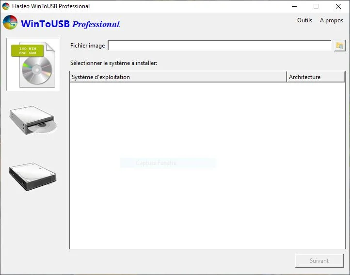 windows 11 sur disque usb