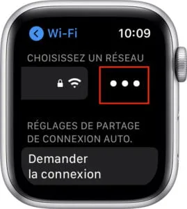 Utiliser une adresse Wi-Fi privee sur Apple Watch