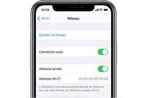 Utiliser une adresse Wi-Fi privee sur iPhone ipad ipod