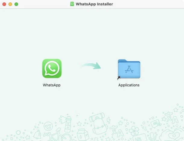 installation whatsapp macbook