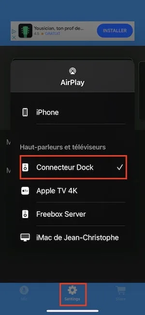 Utiliser son iPhone comme micro sur Mac (Audacity, WavePad, Sound Studio GarageBand...) 8 iphone micro connecteur Dock Mac