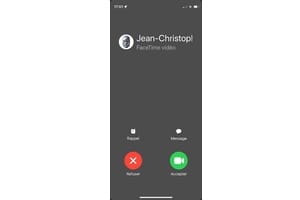 Afficher les appels iPhone en plein ecran