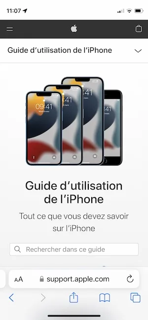 telecharger guide utilisation iphone