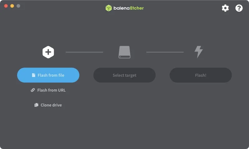 creer une cle USB de Linux sur Mac balenaEtcher