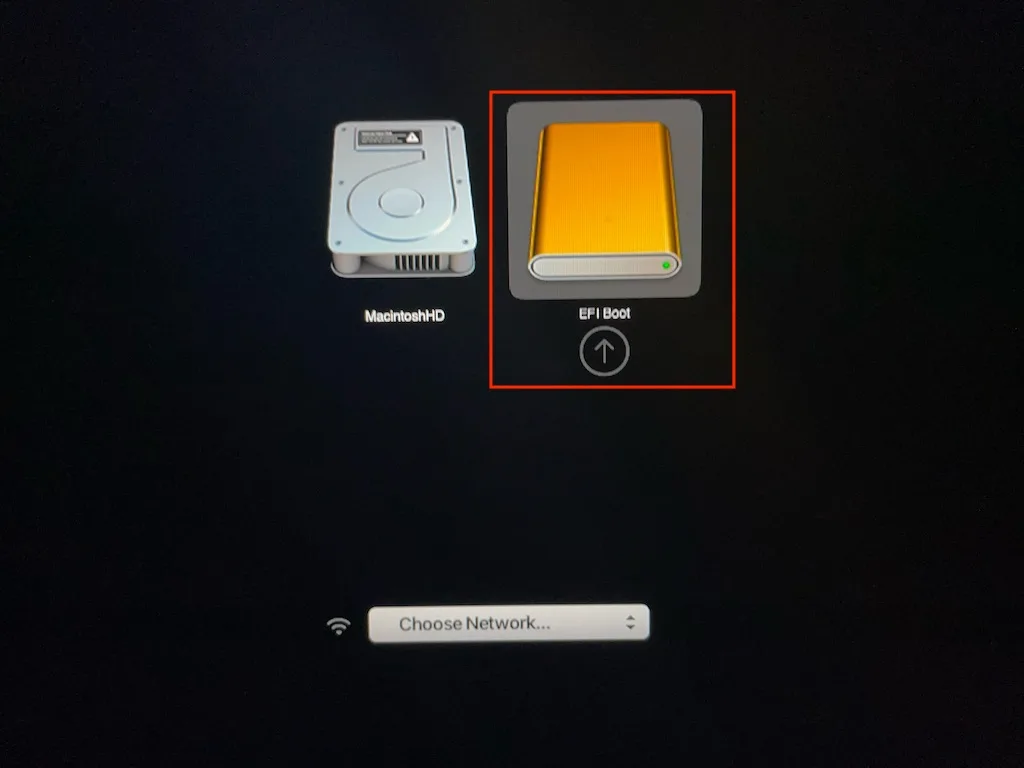 demarrer sur cle linux avec mac