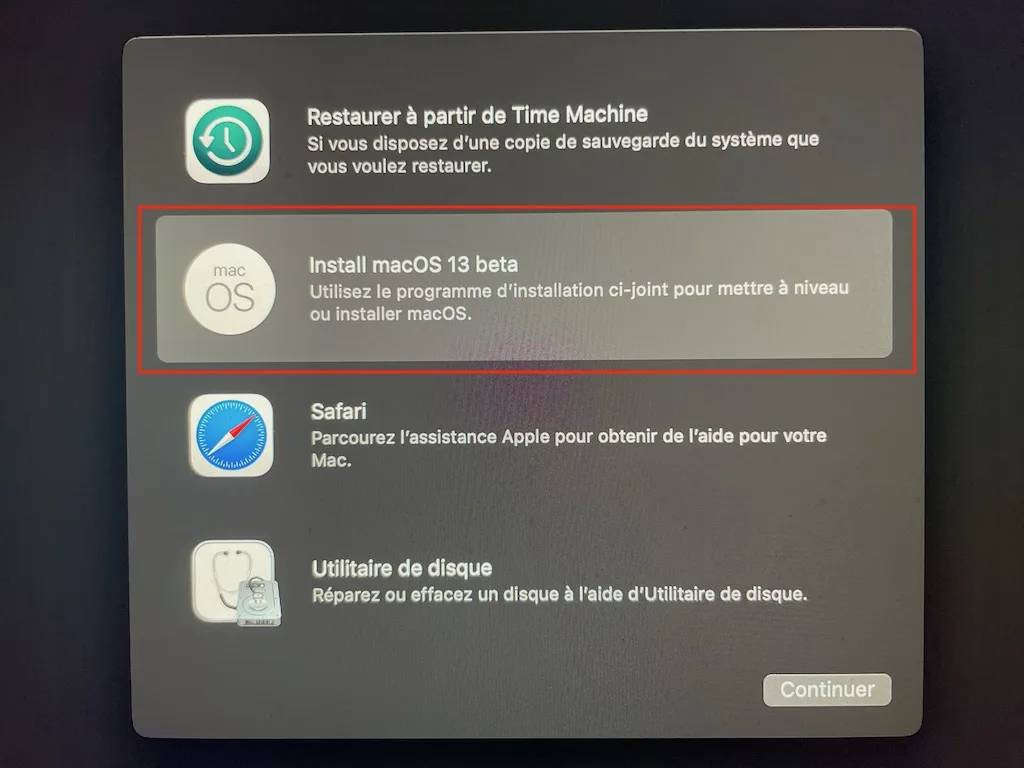 installer macos 13
