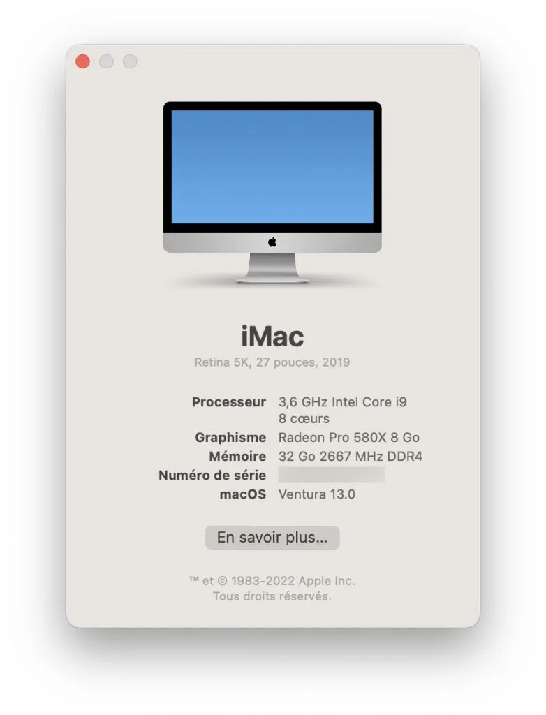 installer macos ventura sur un disque externe USB en dual boot sur Mac