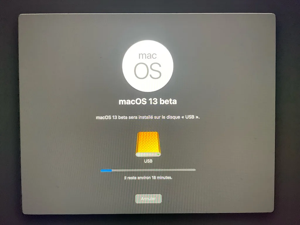 macos ventura installer en dual boot