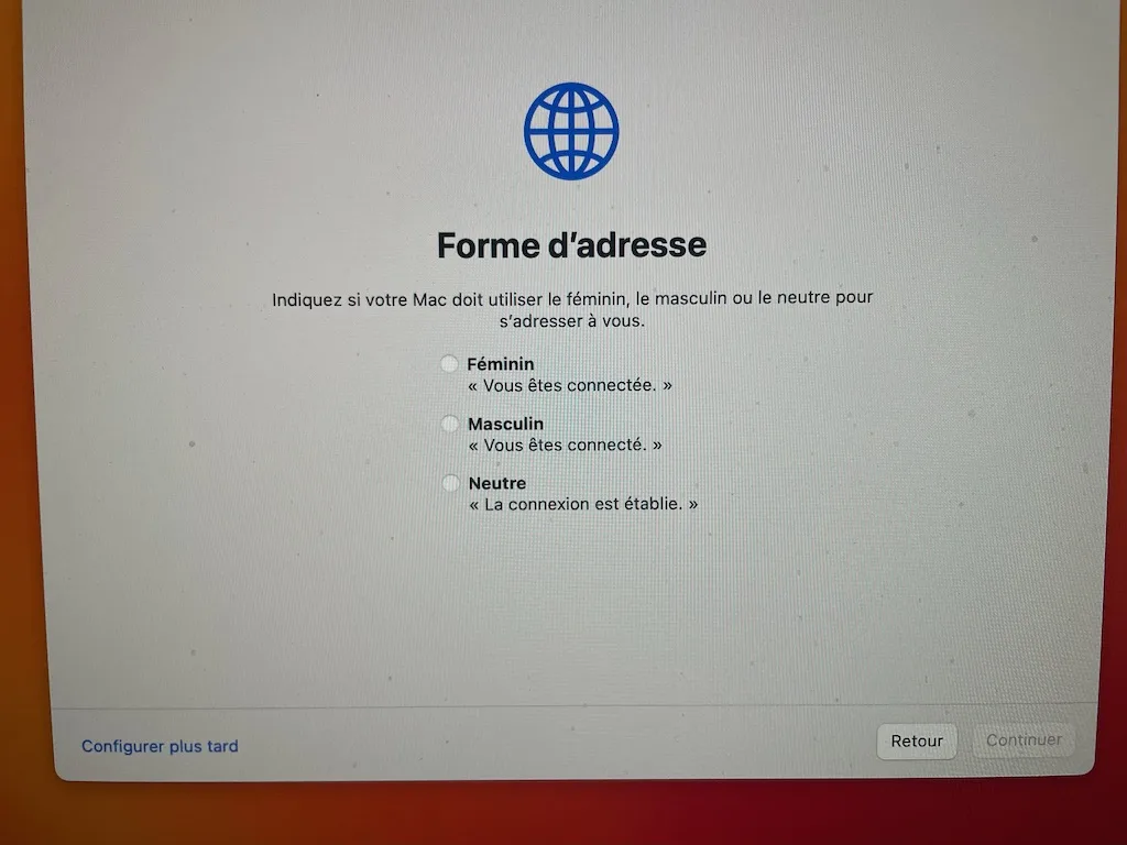 macos ventura voix feminin masculin neutre