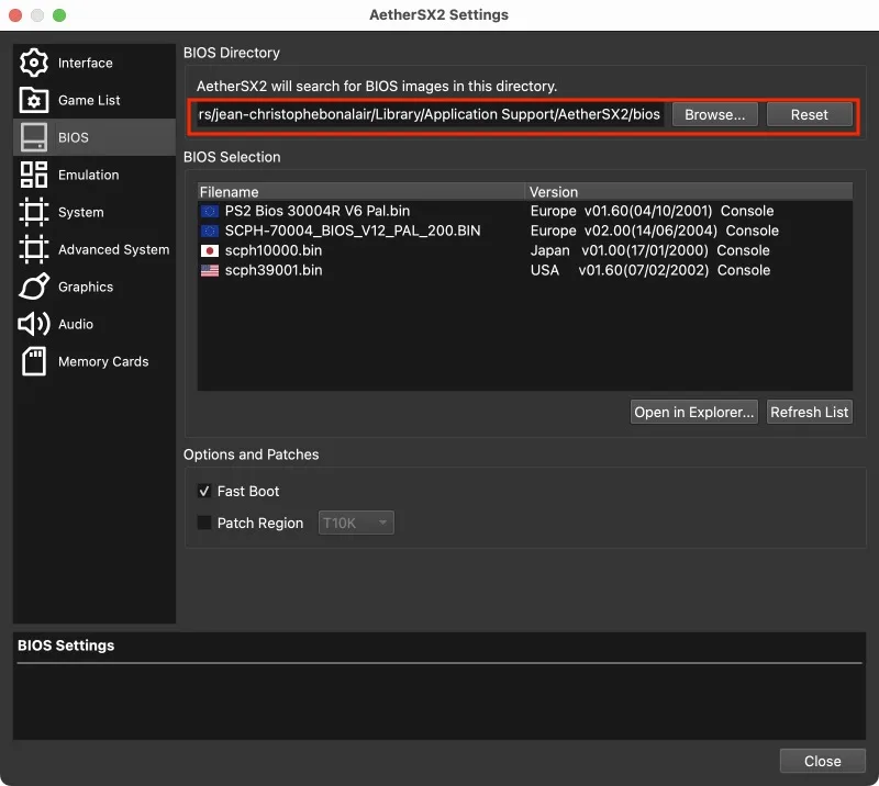 AetherSX2 mac apple silicon