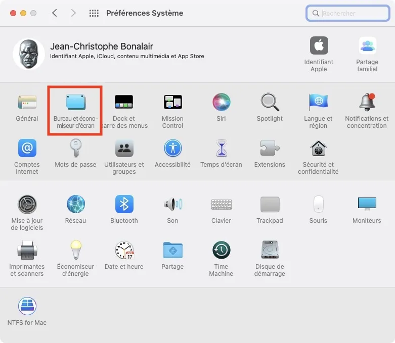 Utiliser un économiseur d'écran sur Mac 1 changer economiseur ecran mac