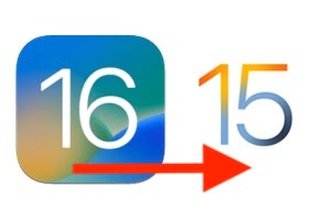 Downgrade iOS 16 vers iOS 15