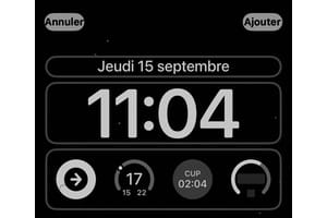 Personnaliser lecran verrouille de son iPhone sous iOS 16