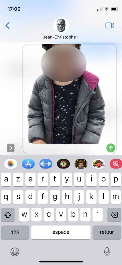 Détourer une photo sur iPhone avec iOS 16 (personne, animal de compagnie, objet...) 4 detourage image ios 16