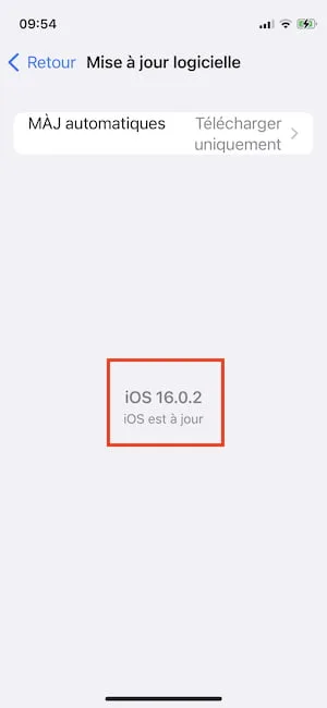 maj ios 16.0,2