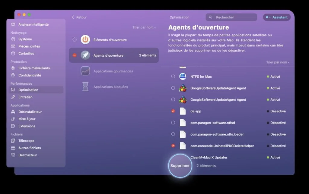 agents douverure macos ventura