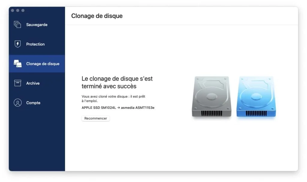 comment cloner macos ventura sur un autre disque