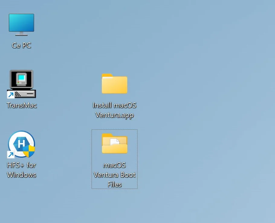 copier fichiers macos ventura sur cle USB
