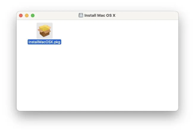 macos fichier installatio pkg
