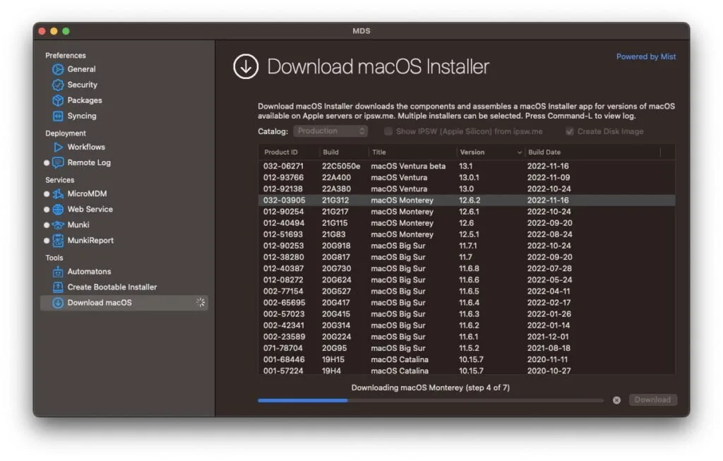Télécharger macOS Monterey ISO / DMG 7 mds telecharger fichier DMG macos monterey