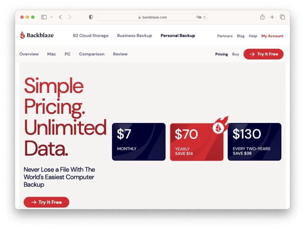Sauvegarder votre mac dans le cloud avec Backblaze