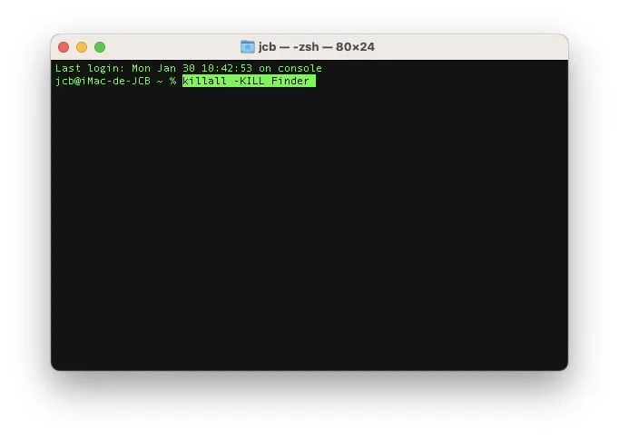 kill finder pour barre laterale qui a disparu