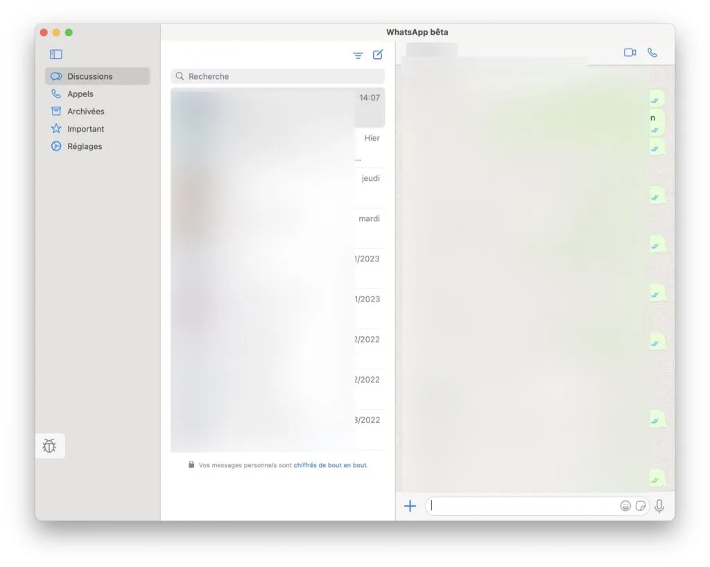 WhatsApp macos optimisation mac silicon