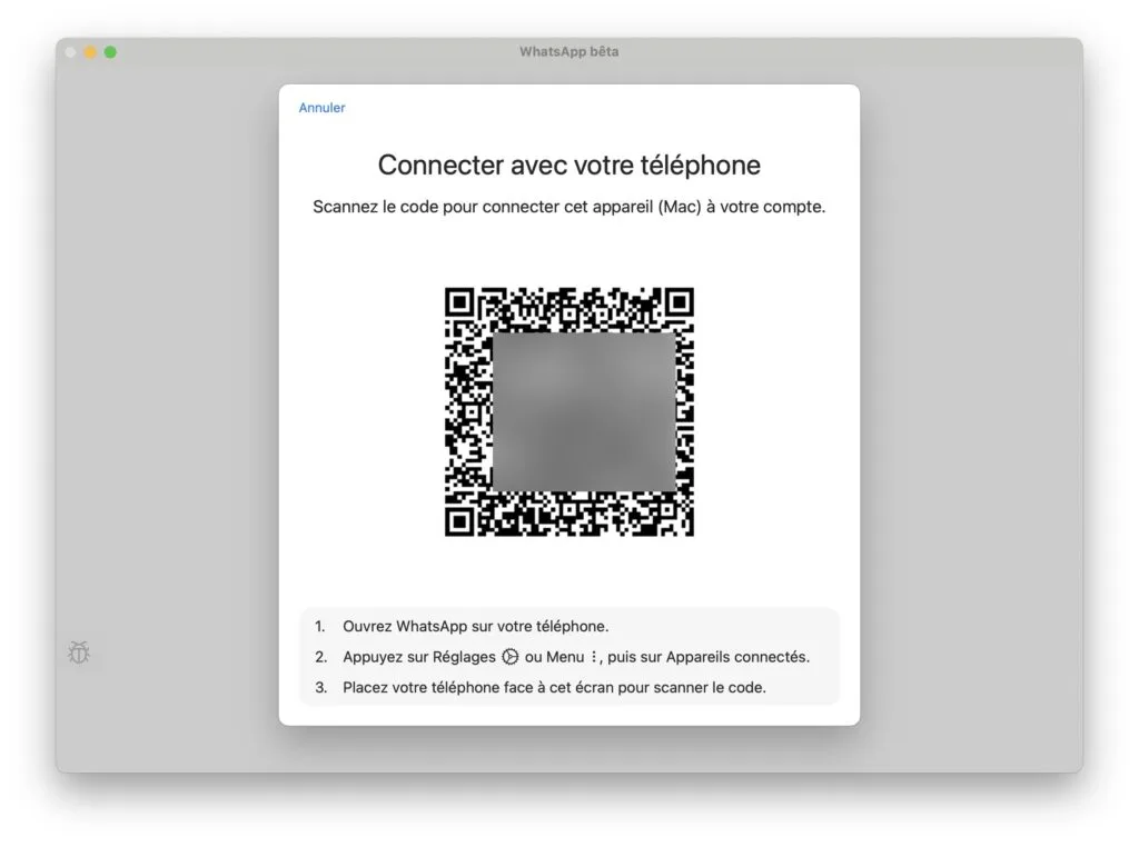 WhatsApp pour Apple Silicon M1, M2 disponible en version bêta 3 connecter whatsapp m1 avec telephone