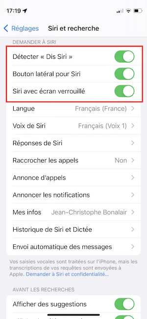 redemarrer iphone avec siri