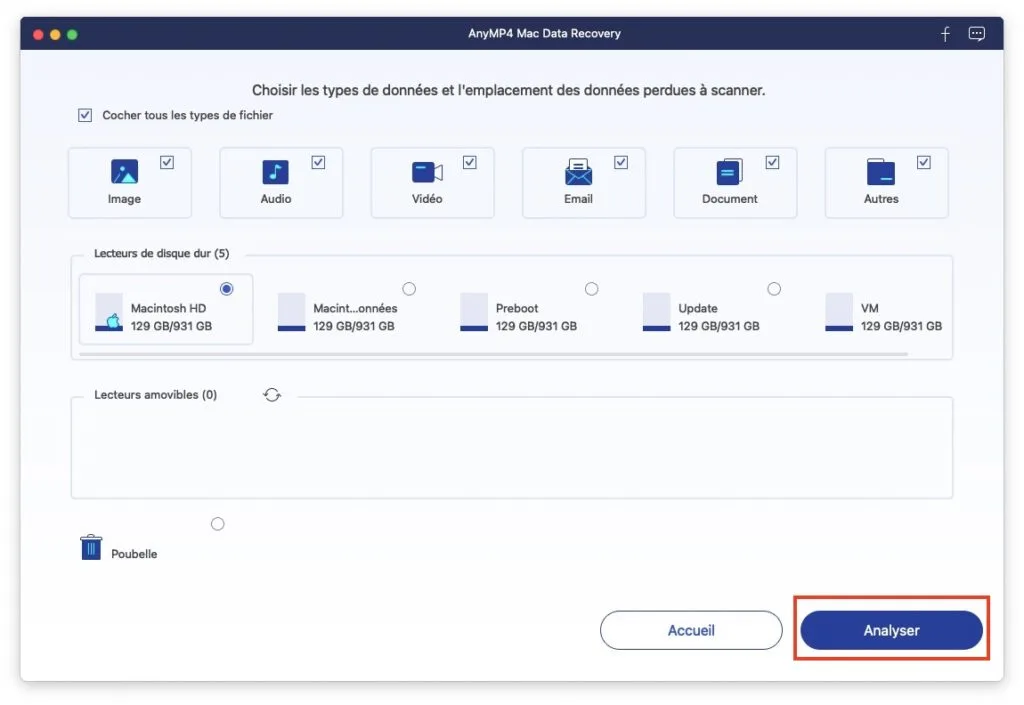 recuperer des donnees effacees sur un Mac
