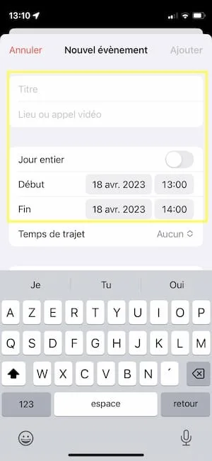 Programmer un appel FaceTime sur iPhone / iPad 2 planifier un appel facetime