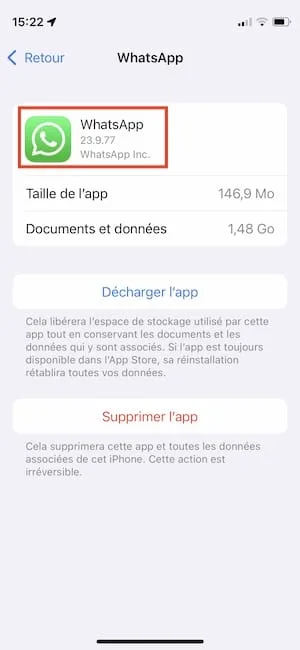 connaitre le numeroe de version dune app sur iphone