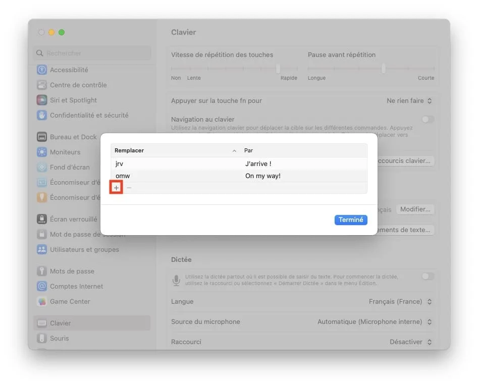saisir signe euro sur mac