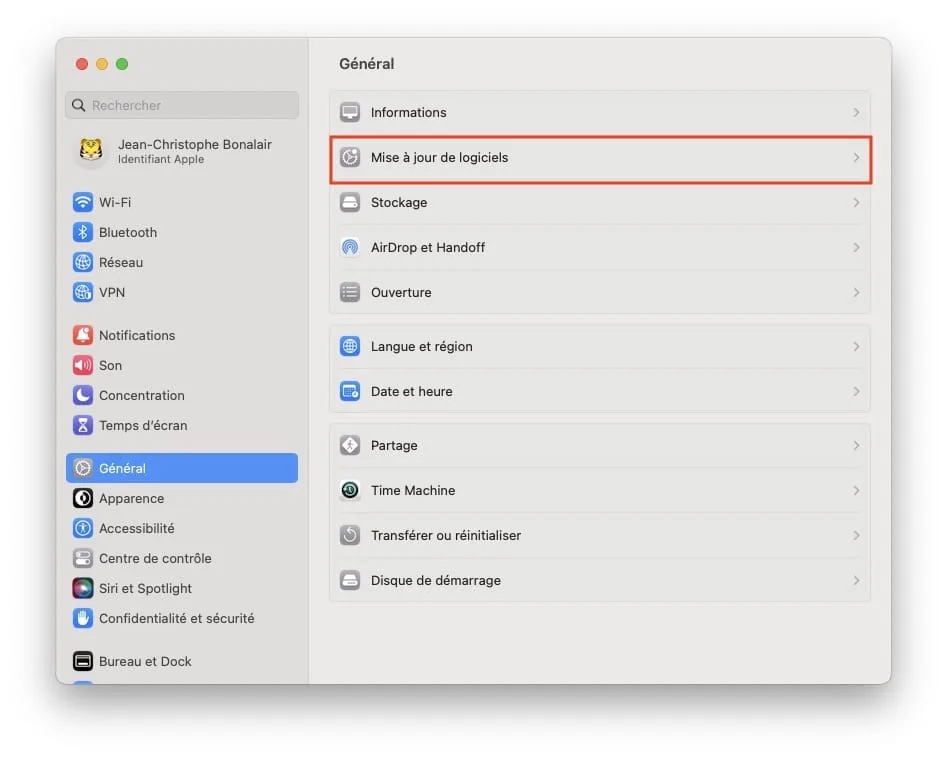 comment telecharger la beta de macOS Sonoma 14